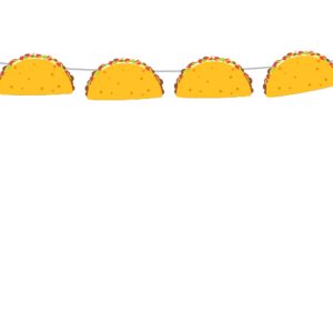Taco Garland, Taco Banner, Taco Party Supplies, Taco Party Decorations, Taco Birthday, Taco Party, Taco Decoration, Photo Prop
