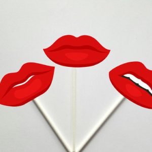 Lips Cupcake Toppers, Bridal Shower Cupcake Toppers, Bachelorette Party Cupcake Toppers, Sexy Cupcake Toppers, Valentine's Cupcake Toppers