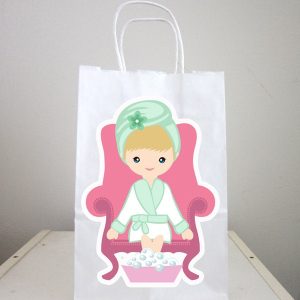 Spa Goody Bags, Spa Favor Bags, Spa Party Bags, Spa Birthday Party, Spa Favors, Pedicure Goody Bags - 101320855A