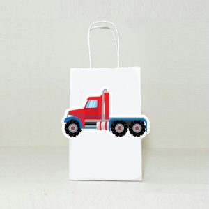 Semi Truck Goody Bags, Semi Truck Party Bags, Semi Truck Goodie Bags, Semi Truck Favors, 18 Wheeler Trucks