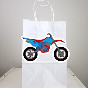 Motorcycle Goody Bags, Dirt Bike Goody Bags, Motorcross Goody Bags, Motorcycle Favor Bags, Dirt Bike Favor Bags