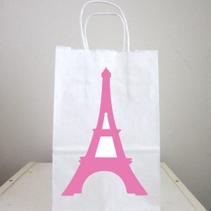 Eiffel Tower Goody Bags, Eiffel Tower  Favor Bags, Eiffel Tower Gift Bag, Eiffel Tower Favor, Paris Birthday, Paris Baby Shower, Pink Eiffel