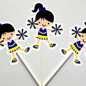 Cheerleader Cupcake Toppers 22418212A