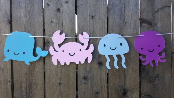 Under the Sea Party Decorations, Under the Sea Banner, Under the Sea Garland, Under the Sea Birthday, Under the Sea Nursery, Photo Prop