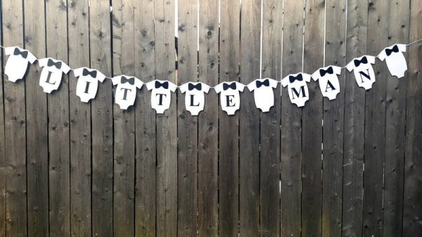 Little Man Banner, Little Man Birthday Banner, Little Man Birthday, Little Man Baby Shower, Bow Tie Banner, Little Man Decorations
