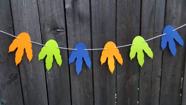 DINOSAUR PARTY GARLAND - Dinosaur Garland Dinosaur Banner Dinosaur Birthday Decorations Birthday Dinosaur Party Decorations First Birthday