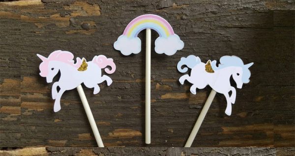 Unicorn Goody Bags, Unicorn Party Bags, Pastel Unicorn Favor Bags, Unicorn Party, Unicorn Birthday - Image 4