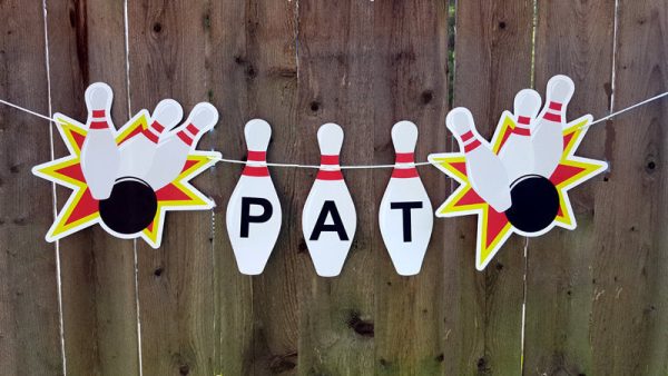 Bowling Banner, Bowling Party Banner, Bowling Birthday Banner, Bowling Party, Bowling Decorations, Bowling Strike Banner