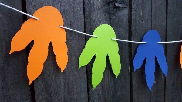DINOSAUR PARTY GARLAND - Dinosaur Garland Dinosaur Banner Dinosaur Birthday Decorations Birthday Dinosaur Party Decorations First Birthday