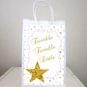 Twinkle Twinkle Little Star Goody Bags, Twinkle Twinkle Little Star Party Bags, Twinkle Twinkle Favor Bags, Twinkle Twinkle Baby Shower