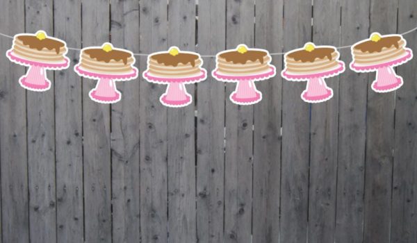 Pancake Banner, Pancakes and Pajamas, PJ's and Pancakes Banner