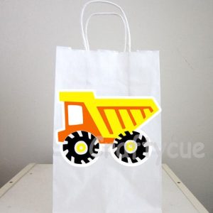Dump Truck Goody Bags, Dump Truck Goody Bags, Construction Birthday Goody Bags, Construction Goody Bags