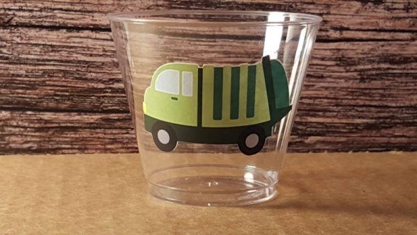 Garbage Truck Birthday Invitation - Garbage Truck Party Invitation - Garbage Truck Invitation