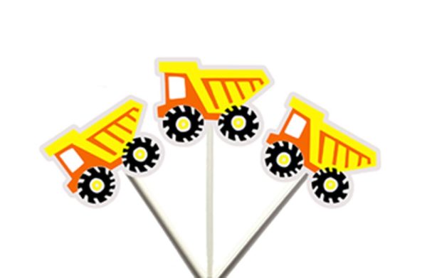 Construction Truck Banner, Dump Truck Banner
