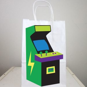 Arcade Goody Bags, Arcade Favor Bags, Arcade Party Favors, Arcade Birthday Party, Gaming Goody Bags, Gaming Favor Bags, Gaming Gift Bags