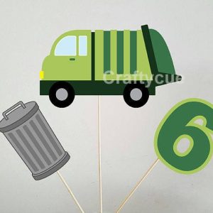 Garbage Truck Centerpieces