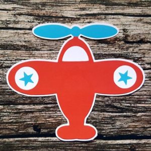 Airplane Die Cuts, Airplane Cutouts, LARGE Airplane Confetti
