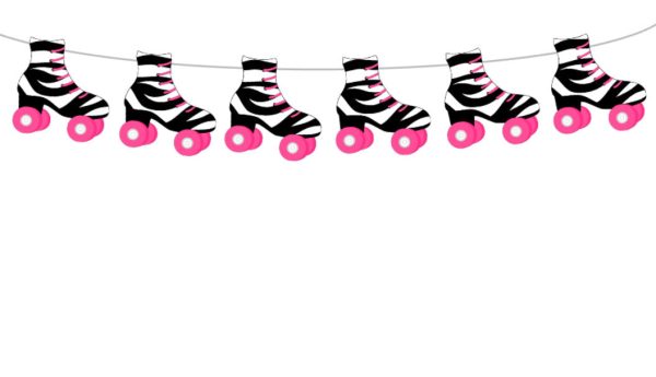 Roller Skate Centerpiece Sticks