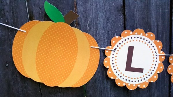 Little Pumpkin Banner, Little Pumpkin Baby Shower, Little Pumpkin Birthday, Pumpkin Banner, Pumpkin Birthday Party