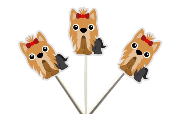 Yorkie Terrier Goody Bags, Puppy Goody Bags, Dog Goody Bags, Puppy Favor Bags, Dog Favor Bags - Yorkie Goody Bags 92171216P