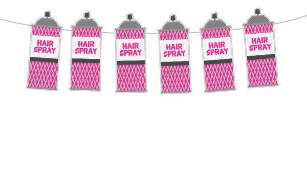 80's Party Goody Bags, Hair Spray Goody Bags, 80's Favor Bags, 80's Gift Bags