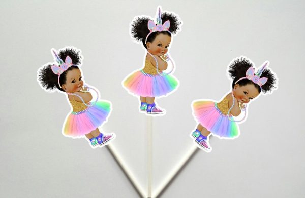 Unicorn Ballerina Princess Centerpieces
