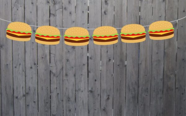 Hamburger Goody Bags, Hamburger Favor Bags, Hamburger Gift Bags, Hamburger Goodie Bags, Hamburger Party, Hamburger Birthday, Cheeseburger