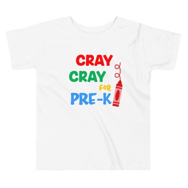 Cray Cray for Pre-K Toddler Short Sleeve Tee - Image 3