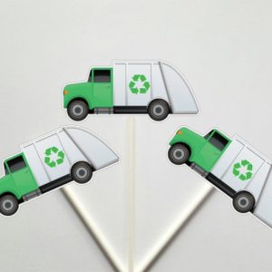 Garbage Truck Cupcake Toppers - 10819307P
