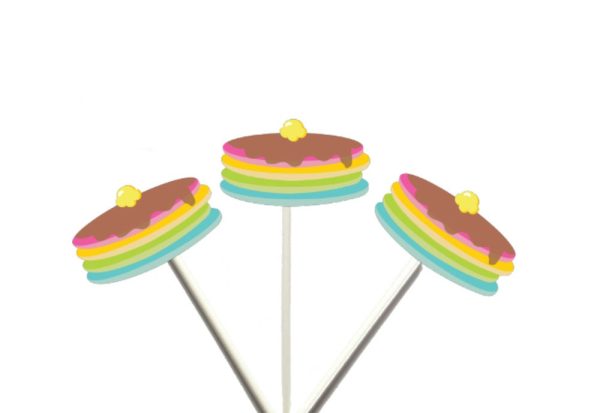 Pancake Garland, Pancake Banner, Pancakes and Pajamas, Slumber Party, Pancake Photo Prop, Pancake Decorations