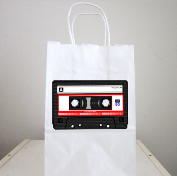80's Birthday Banner - Cassette Tape Banner - 80's Party Decorations