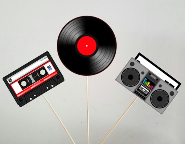 80's Birthday Banner - Cassette Tape Banner - 80's Party Decorations