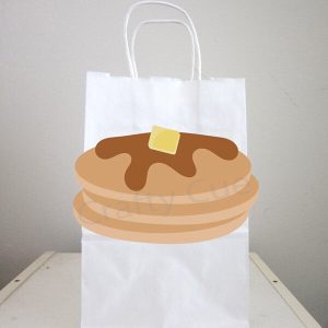 Pancakes Goody Bags, Pancakes Favor Bags, Pancakes Gift Bags, Pancakes Goodie Bags, Pancakes and Pajamas Party