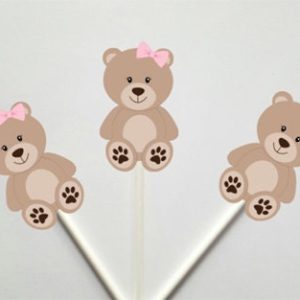 Teddy Bear Cupcake Toppers, Teddybear Cupcake Toppers 217201050A