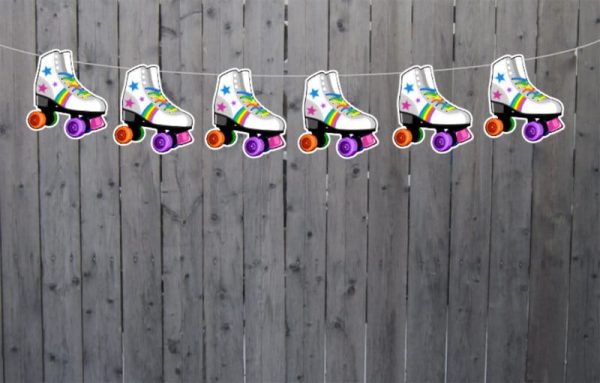 Roller Skate Centerpiece Sticks