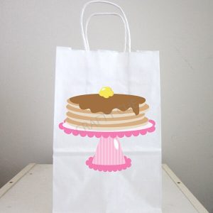 Pancakes Goody Bags, Pancakes Favor Bags, Pancakes Gift Bags, Pancakes Goodie Bags, Pancakes and Pajamas Party