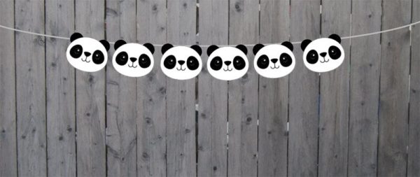 Panda Banner, Panda Decoration, Panda Party Supplies, Panda Banner, Panda Decoration, Panda Party Supplies