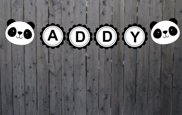 Panda Banner, Panda Decoration, Panda Party Supplies, Panda Banner, Panda Decoration, Panda Party Supplies