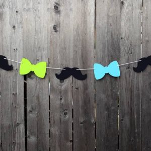 Bow Tie Garland, Bow Tie Banner, Mustache Banner, Mustache Garland, Little Man Garland, Lil Man Garland, Little Man Banner, Lil Man Banner