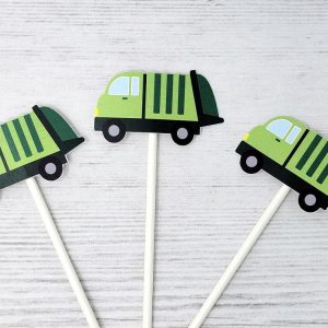 Garbage Truck Cupcake Toppers (11017314P)