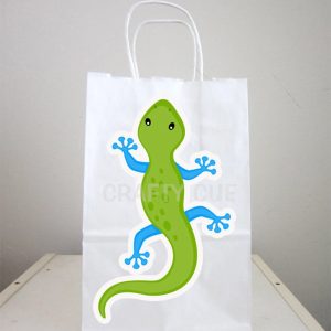 Lizard Goody Bags, Lizard Favor Bags, Lizard Gift Bags, Lizard Party Bags, Reptile Party Favors