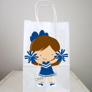 Cheerleading Goody Bags, Cheerleading Gift Bags, Cheerleader Goody Bags, Cheerleading Favor Bags, Cheer Party Bags