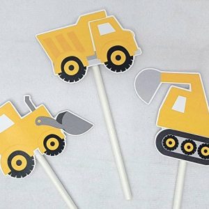 Construction Cupcake Toppers, Construction Party Cupcake Toppers 91716233A