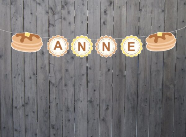 Pancake Banner, Pancakes and Pajamas