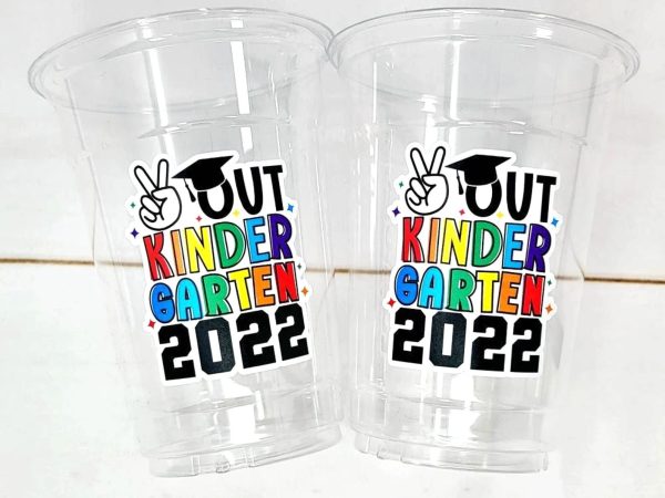 KINDERGARTEN GRADUATION CUPS - Kindergarten Graduation Cups 2022 Graduation Cups Graduation Party Graduation 2022 Party Favors Kinder Party
