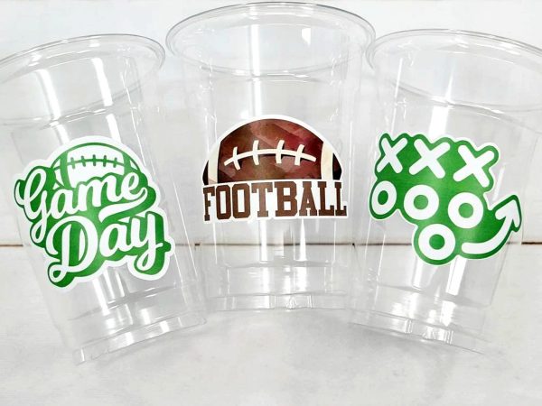 FOOTBALL PARTY CUPS - Football Cups Sports Football Birthday Sports Party Football Party Cups Football Birthday Party Football Party Decor