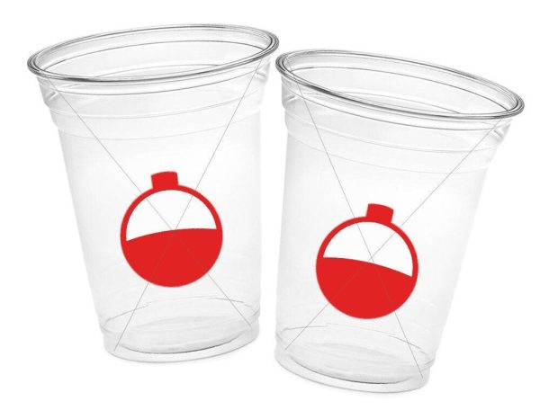 FISHING PARTY CUPS - Fishing Birthday Fishing First Birthday Party Gone Fishing Party The Big One Fishing Bobber Decorations Fish Bait Cups