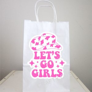 Cowgirl Goody Bags, Cowgirl Favor Bags, Cowgirl Goodie Bags, Cowgirl Party Bags, Let's Go Girls, Last Rodeo, Bachelorette Party Bags