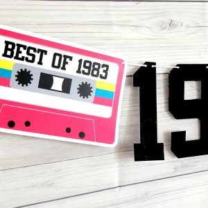 BEST OF 1983 - 40th Birthday Banner 1983 Banner 1983 Party Decorations 40th Party Decorations 40th Party Banner 40 Birthday Party Banner 80s