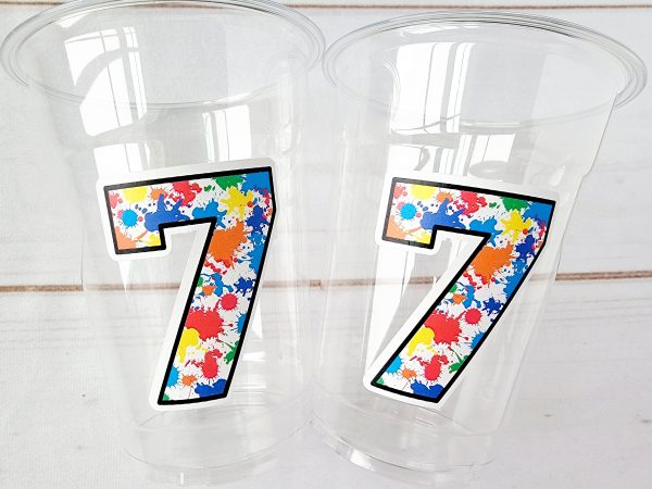 ART PARTY CUPS - Art Painting Party Treat Cups Paint Party Favors Art Party Cups Art Party Treat Cups Painting Party Favor Art Party Favor